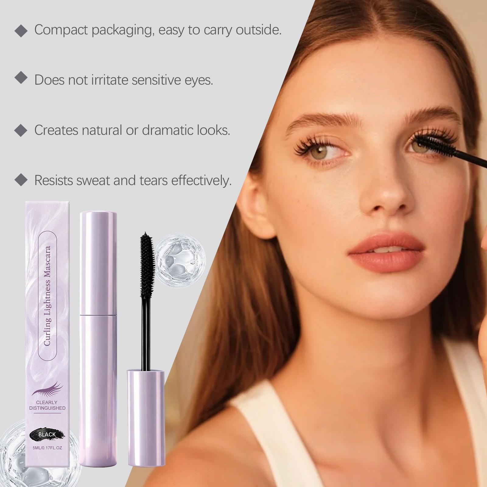 Amz Lightweight Lifting Mascara (), Smooth Natural Texture, Easy Application, Daily Use, Convenient Brush, Long-Lasting Hold
