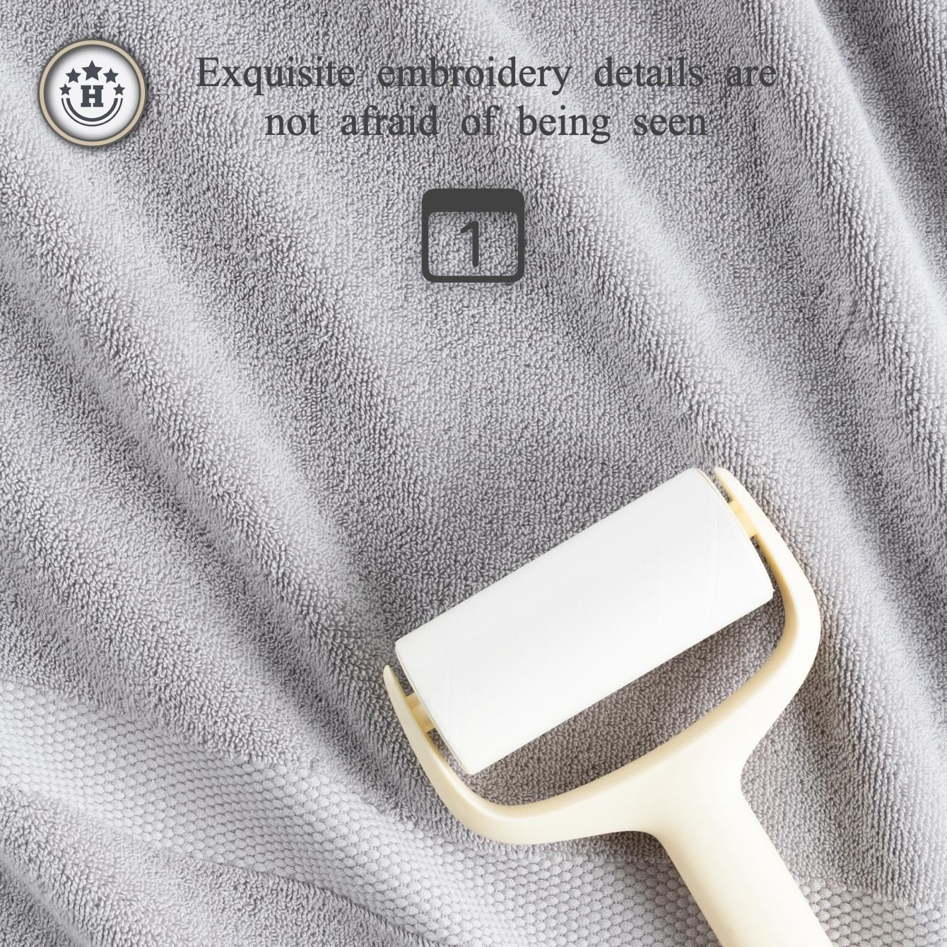 Luxury Bath Towel Set of 8 Pieces, 100% High Absorbent Turkish Towels, 2 Luxury Bath Towels 700gsm, 2 Hand Towels & 4 Face Cloths