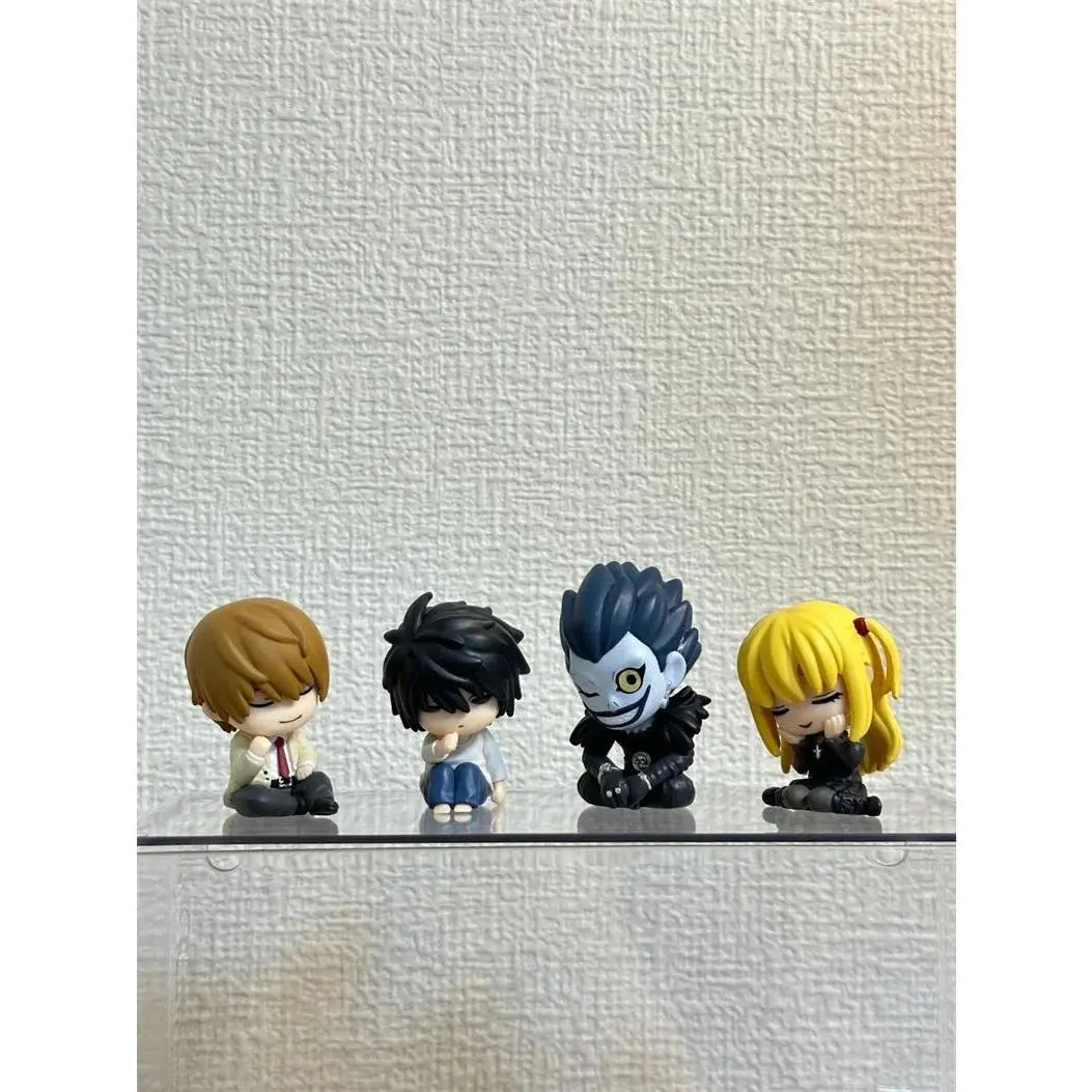 Death Note Misa Amane Chibi Figurine Sitting Sleeping Shape Mini Character Statue Cute Desktop Ornament Capsule Collectible Gift