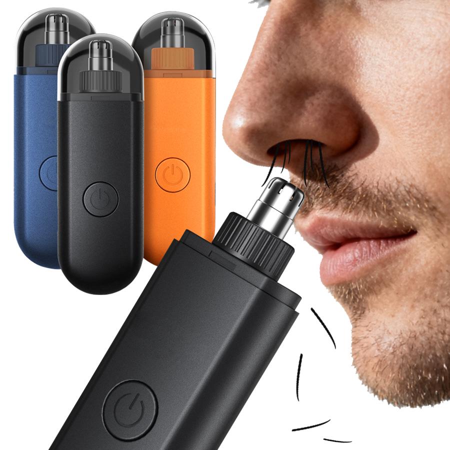 USB Rechargeable Painless Electric Nose Hair High Quality Trimmer - 3-in-1 Eyebrow & Facial Hair Clipper, Waterproof Easy-Clean Grooming Tool for Men & Women