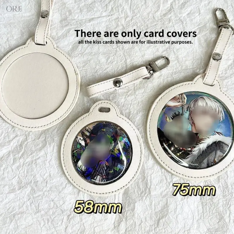 Round PU Badge Display Storage Pouch Ita Bag Charm, Anime Pin Protector Case Cartoon Merchandise Holder, Kawaii 2D Character Button Organizer Bag For Idol Badges, Back To School Must-Have Collectible Accessory For Stude,Red,MAGA,Hat,Pers,,couple,keychain,