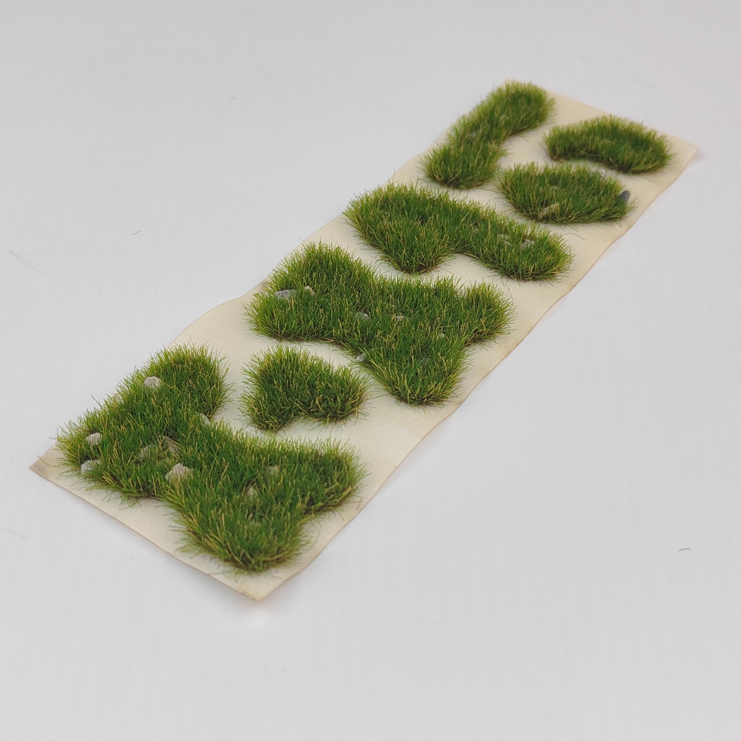 Self-Adhesive Static Grass Sheets, Multi-Sized Model Scenery Grass Mats, Ideal for Train Models, 3D Models, Railway Layouts, Tabletop Rpgs, Artificial Faux Plants