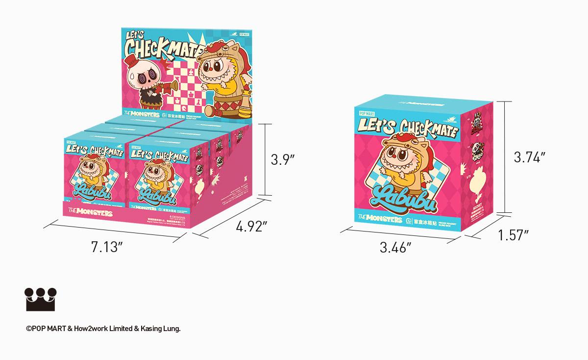 THE MONSTERS Let's Checkmate Series-Fridge Magnet Blind Box