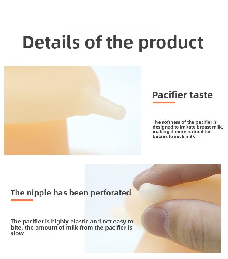 Pet Bionic Milk Feeder with 4 Soft Nipples, Silicone Suction Cup Anti-Tip Design, Feeding Supplies for Kittens Puppies Rabbits & Small Newborn Pets