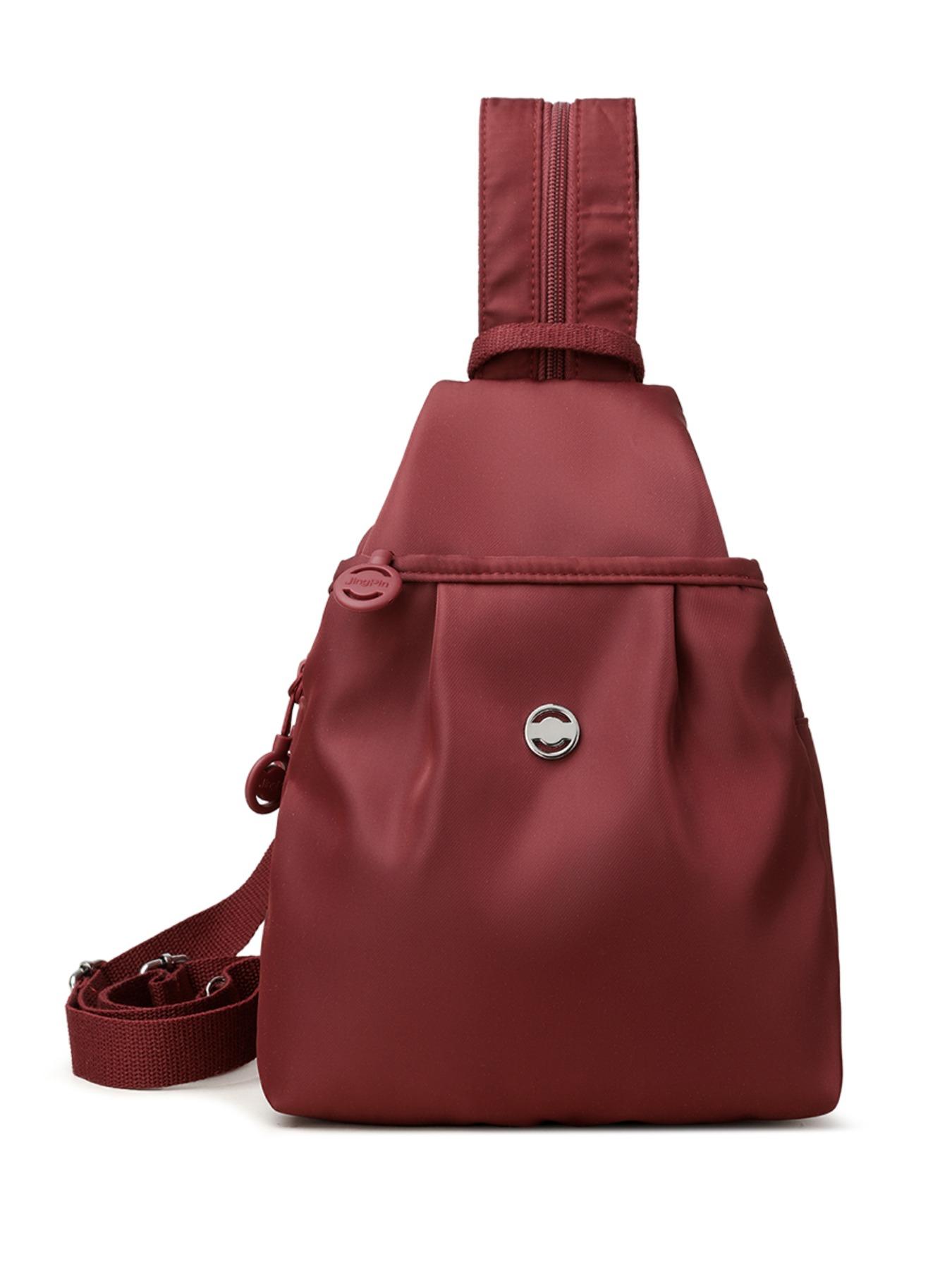 Women's Fashionable Solid Color Backpack, Casual Versatile Backpack for Work, School, Daily Commuting, Street Travel, Shopping, Multi-pocket Practical Backpack