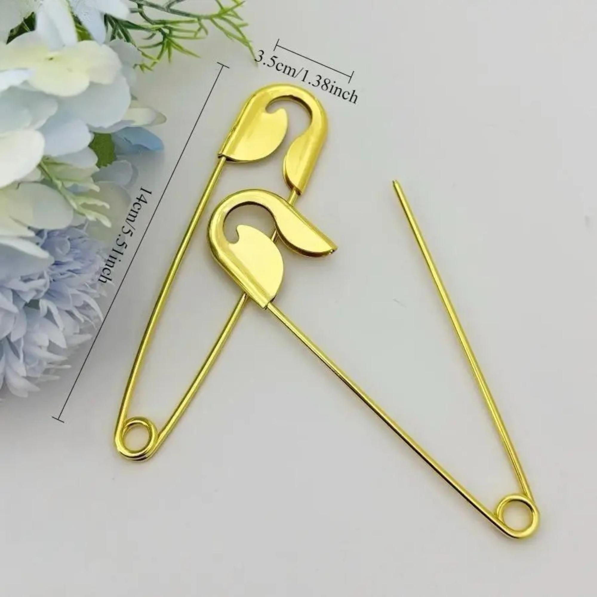 Monarch Mega Safety Hairpin Strong Hold Non-Slip Clip for Thick & Thin Hair Lightweight Durable Styling Pin Secure Updos Buns Ponytails Comfortable All-Day Wear Accessory