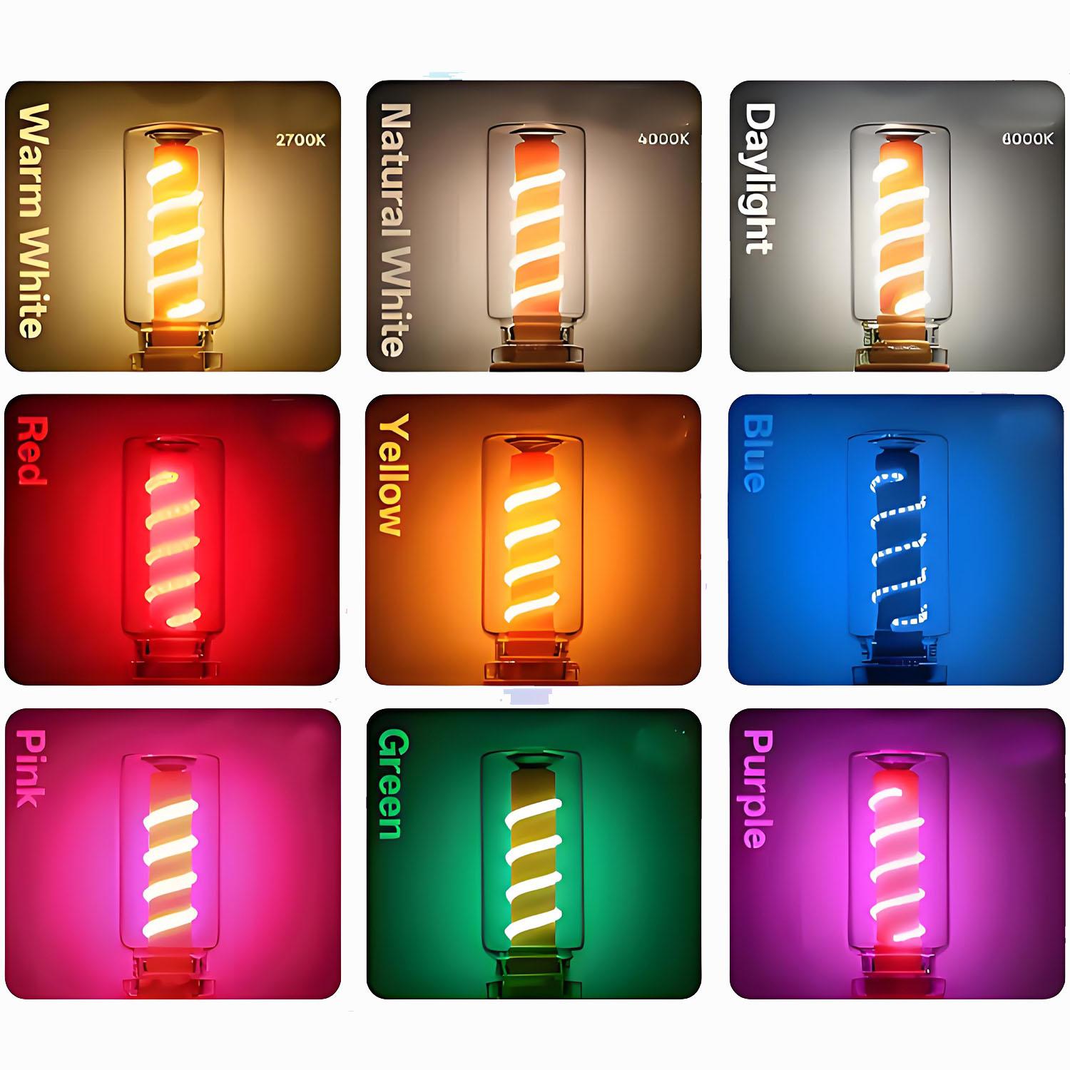 1 USB small night light touch color LED night light in the car ambient light Edison bulb incandescent ceramic light transparent touch bedside sleeping light portable multi-color LED ambient light that lights up