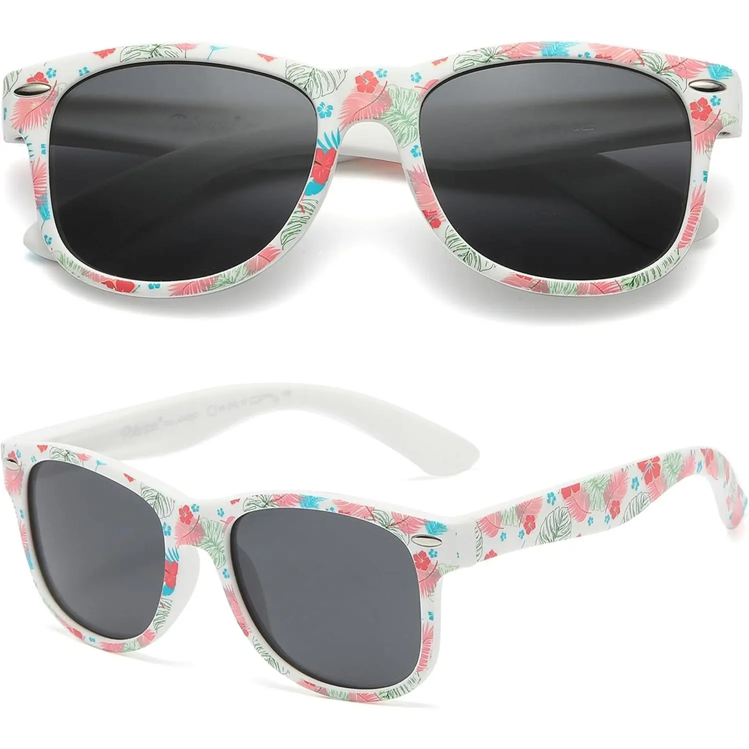 Rubberized Hawaiian Floral | Polarized Smoke
