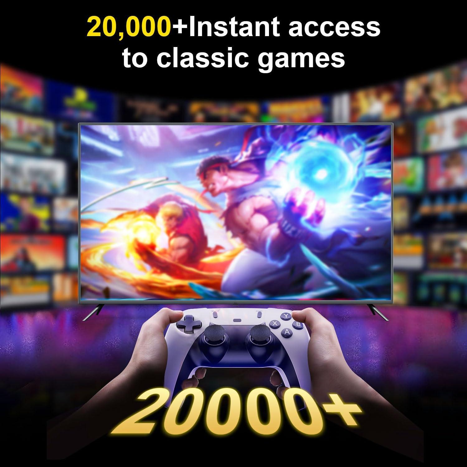 Portable Game Console with Wireless Controller and HDMI Output, Perfect Gift for Friends and Family, Home Gaming Essential, Wireless Game Stick, Video Games Stick