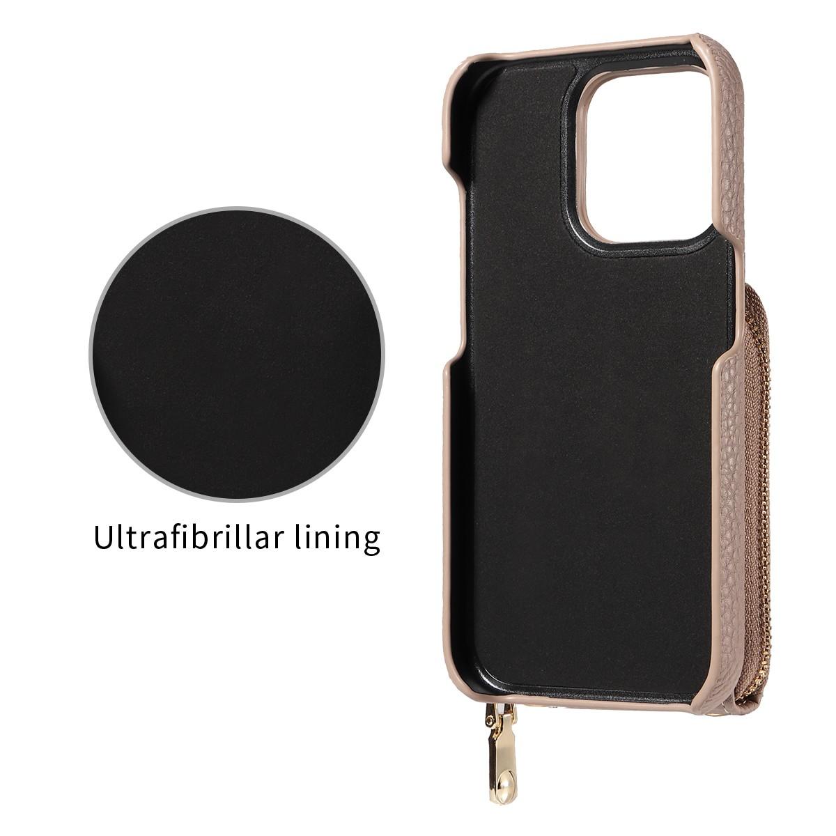 iPhone 17 Pro Max Case, Multi-Function Wallet Design, Secure Zipper Closure, Durable Protection Cover, Compatible with Multiple Models