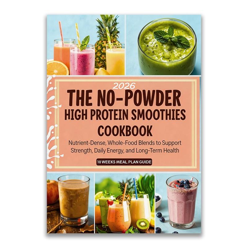 The No-Powder High Protein Smoothies Cookbook 2026: Nutrient-Dense, Whole-Food Blends to Support Strength, Daily Energy, and Long-Term Health