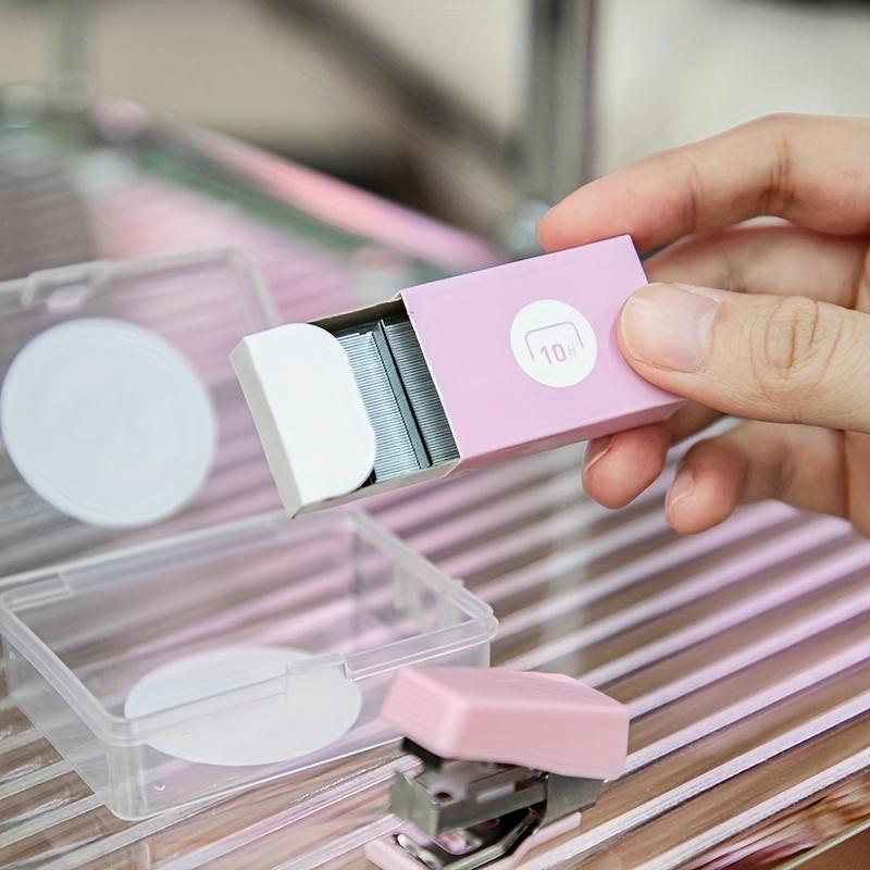 1 set of mini stapler mini school supplies kit mini office supplies kit including mini stapler, staples Girly Office Supplies