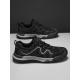 Men's Solid Color Mesh Breathable Outdoor Hiking Shoes Drawstring Toe Cap Trekking Shoes Non-Slip Wear-Resistant Casual Sneakers