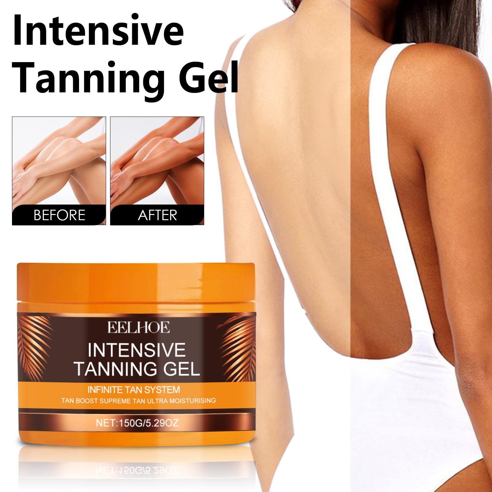 Tanning Gel Repair Set, 2-Pack, Lightweight Non-Greasy Formula, Achieve Natural Sun-Kissed Look, Ideal for Beach & Sunbathing