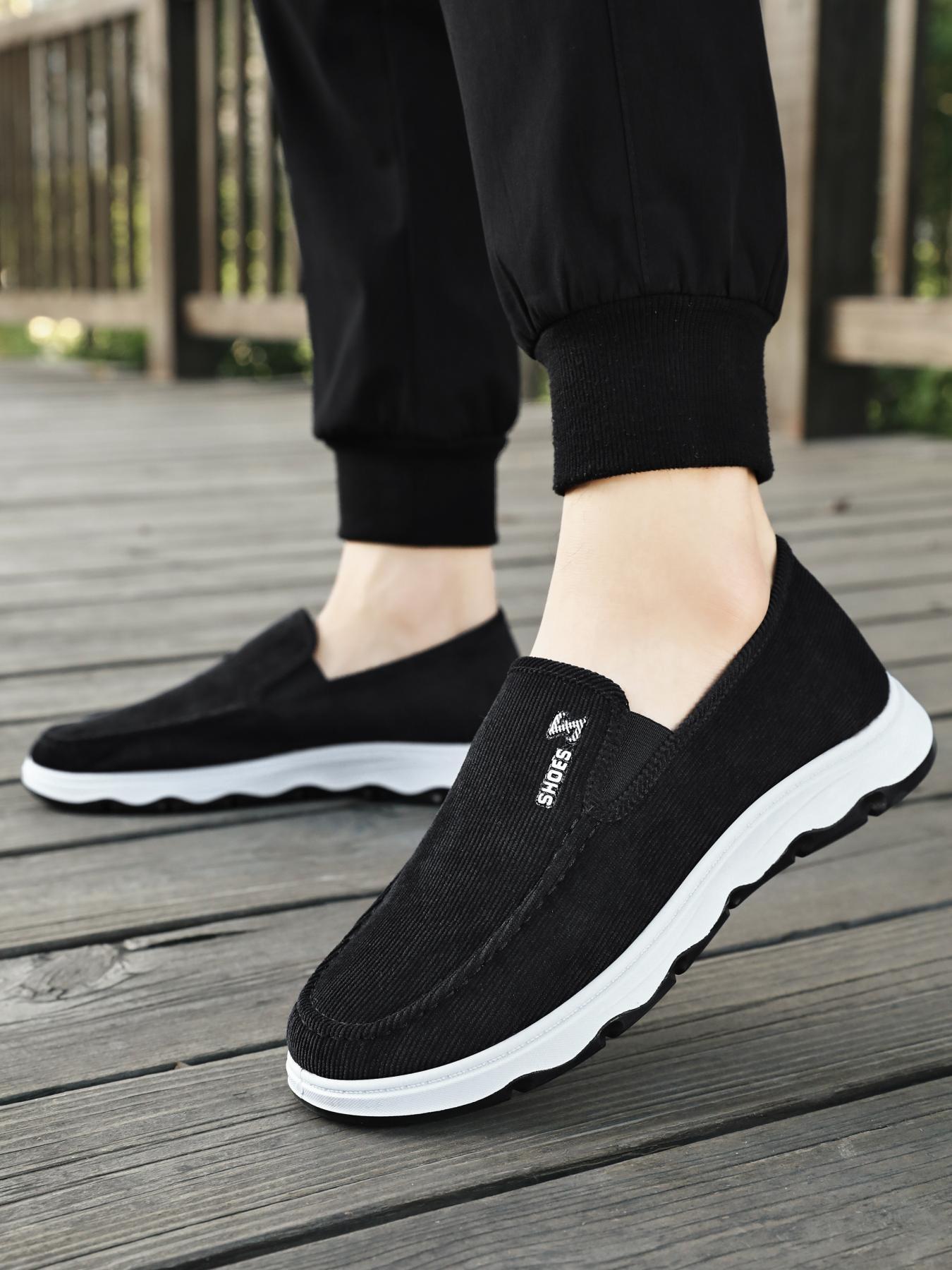 Men's Slip-On Casual Dress Shoes, Breathable Mesh Design, Comfortable Walking & Sports Shoes, Ideal for Daily Wear & Outdoor Activities