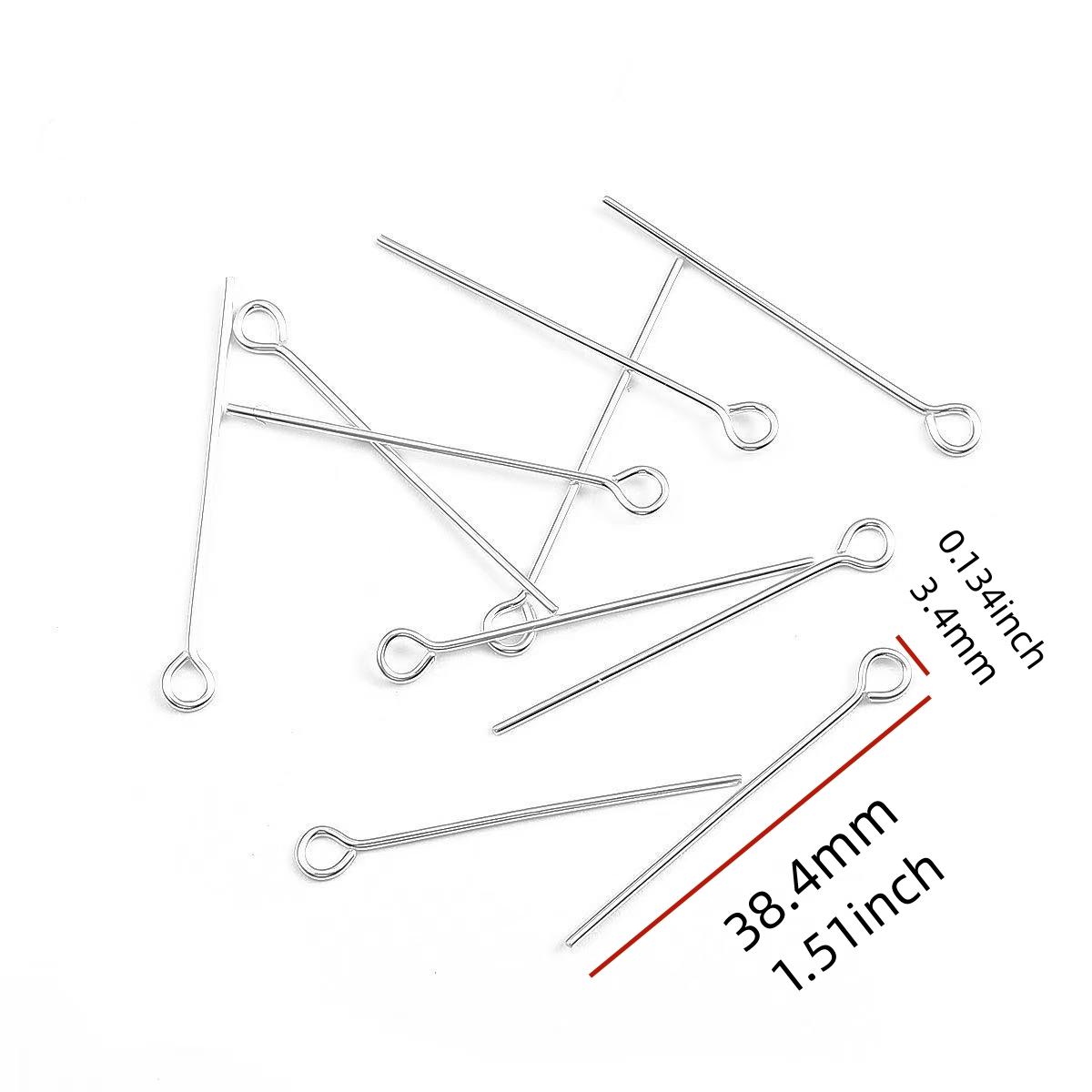 DIY Jewelry Making Supplies, 9-Piece Iron Needle Set, Electroplated Handmade Beading Tools, Essential Craft Accessories