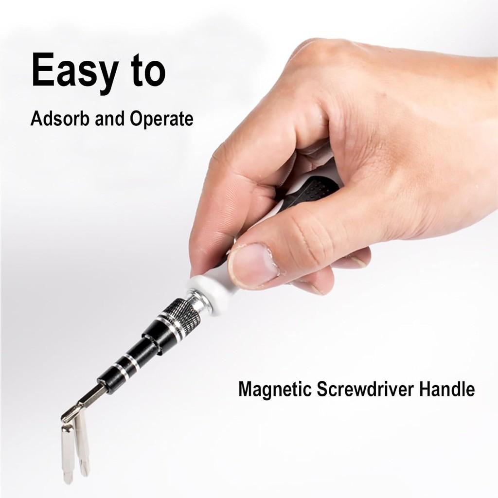 115-In-1 Precision Screwdriver Set, Phone Repair Kit with Magnetic Replaceable Screwdriver Bits, Mini Screwdrivers for iPhone & Watch, Switchable Screwdriver Shape