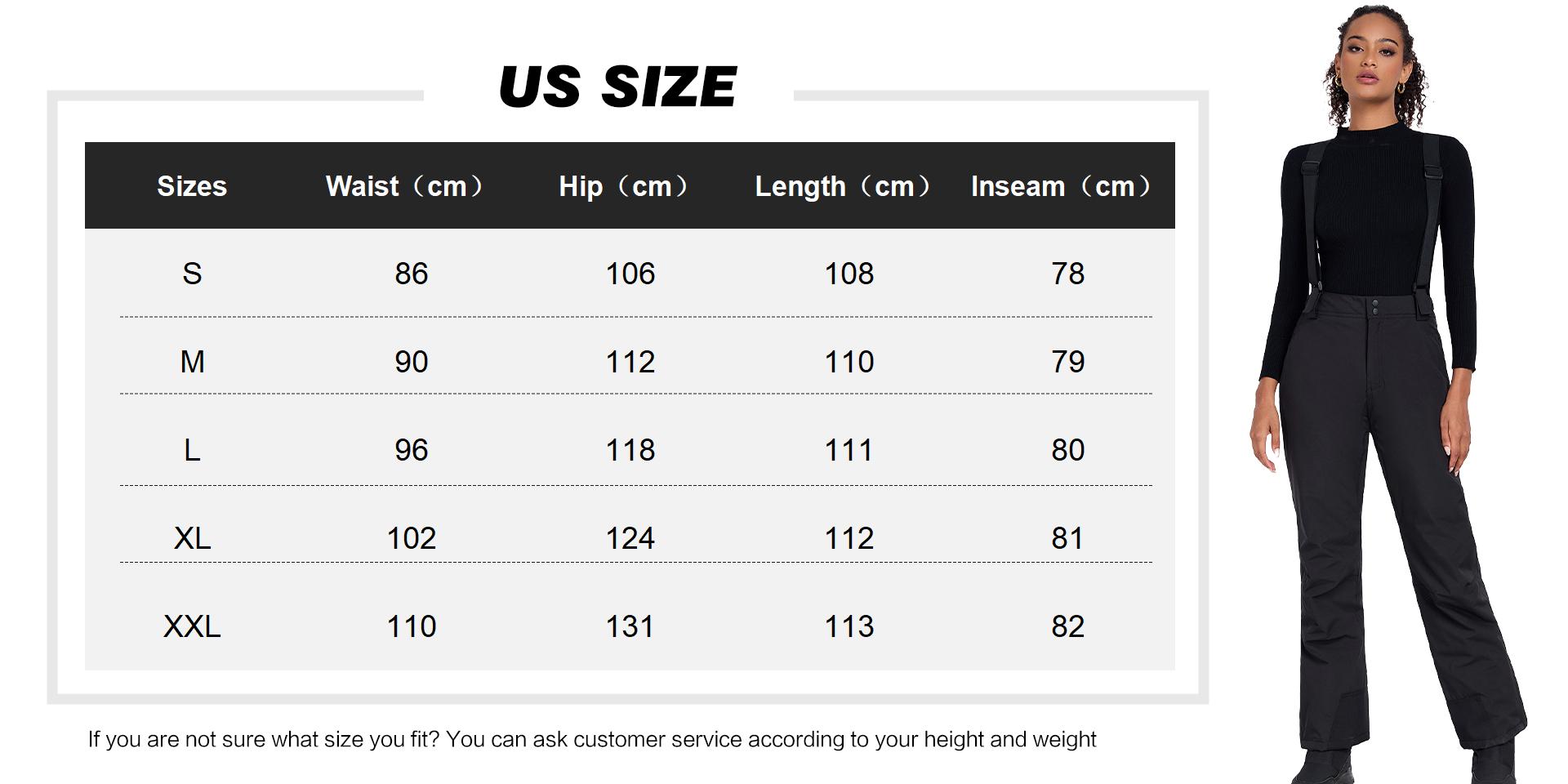 YEEFINE Women's Insulated Snow Pants Winter Warm Ski Pant Outdoor Waterproof Snowboard Bibs with Detachable Suspender