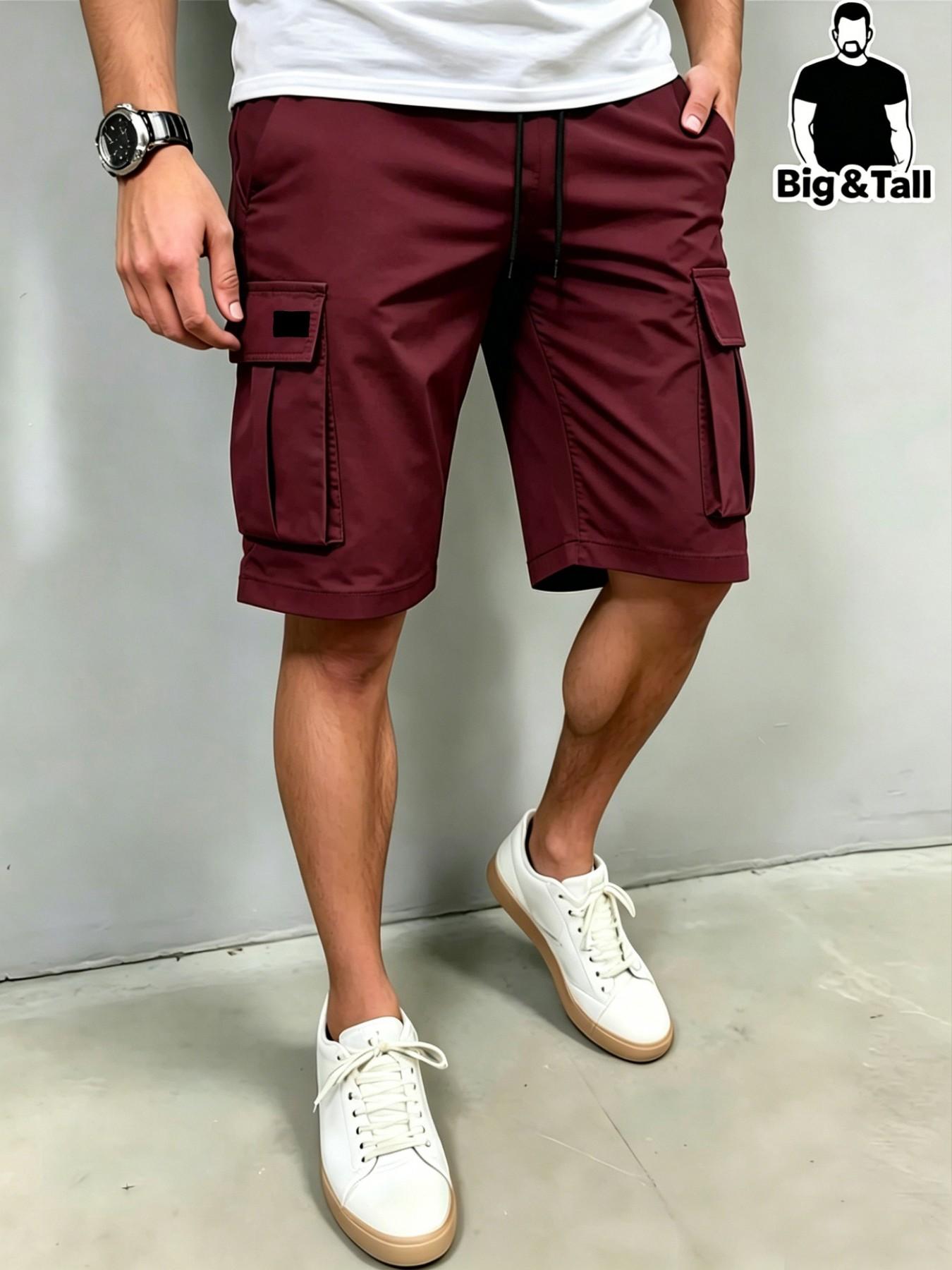 Men's Plus Size Casual Trendy Shorts, Loose Fit Workwear, Ideal Summer Choice, Perfect for Daily Wear and Outdoor Activities, Breathable Fashion Pocket Shorts, Lightweight Casual Shorts Men's Plus Size Casual Trendy Shorts, Loose Fit Workwear, Ideal Summer Choice, Perfect for Daily Wear and Outdoor Activities, Breathable Fashion Pocket Shorts, Lightweight Casual Shorts