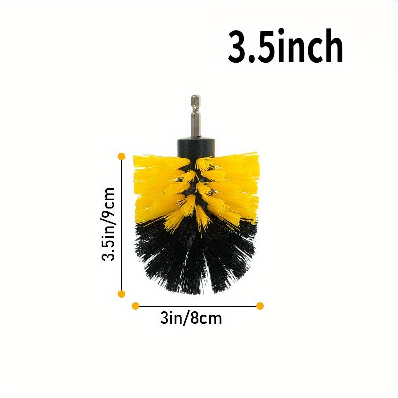 1/3Pcs/Set Electric Scrubber Brush Drill Brush Kit Plastic Round Cleaning Brush For Carpet Glass Car Tires Nylon Brushes