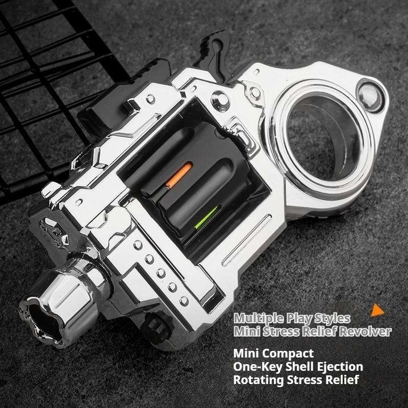 Stress Relief Toy Metal Revolver Blaster Emittable Soft Bullet Gun Toy Fidget Spinner Toys For Teens, Adults Stress Relief Toy Metal Revolver Blaster Emittable Soft Bullet Gun Toy Fidget Spinner Toys For Teens, Adults
