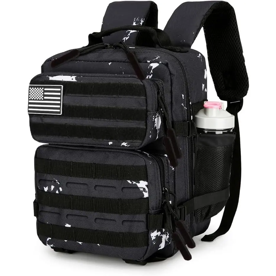 Unisex Adults' 9L Compact Casual Daypack - Waterproof Fabric, Durable MOLLE Backpack, Adjustable Velcro Patch, Hidden Compartment Design, Ergonomically Designed Shoulder Straps, Comfortable and Portable Cycling Outdoor Bag