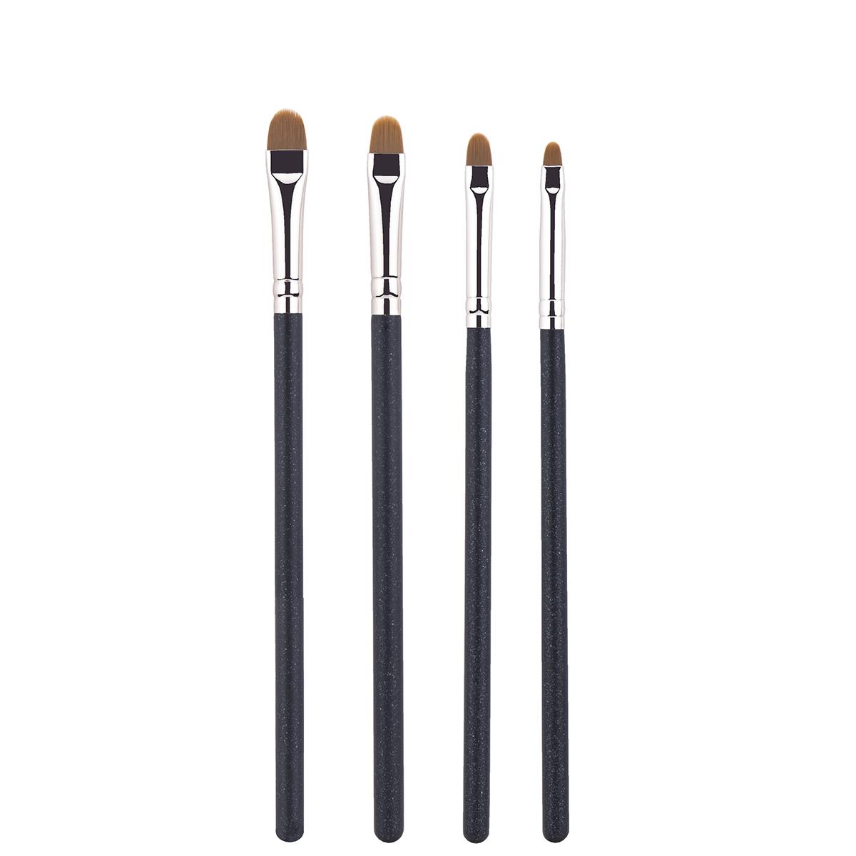 4 Pcs Concealer Makeup Brush Set, Small Concealer Lip Brush, Gel Eyeliner Brush, Detail Concealer Makeup Tool, Essential Beauty Accessories