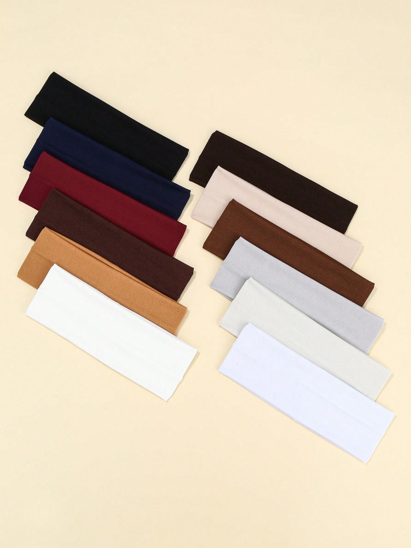 5pcs Set Wide Elastic Sports Yoga Headbands, Pink Tone Hair Band Turban Headband Sweatband, Hairband Fall Winter Hair Accessories For Women For Vacation Outfits Woman Elegant Scarf Women Bandana Soft Headwrap, Sweat Absorbing Headband