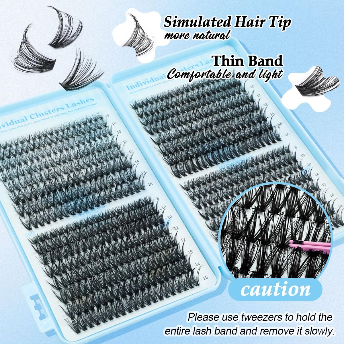 2320PCS Professional and beginner-friendly, easy to use at home. Eyelash Beginner's Kit: A complete set, allowing you to use it at home as easily as a professional. Professional Eyelash Extensions Kit for home use Diy Lash Cluster