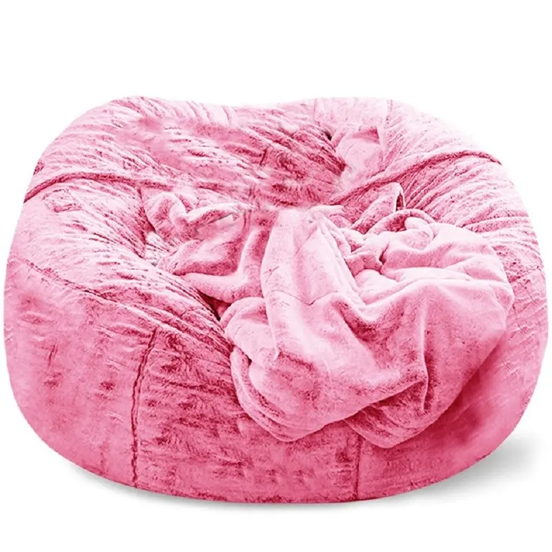 1 piece Lazy Sofa Sleepable/Lying Bedroom Living Room Dorm Room Sofa Cover (Outer Cover Only, No Fillers) Soft Single Lounge Chair Tatami Bean Bag Sofa Chair Machine Wash