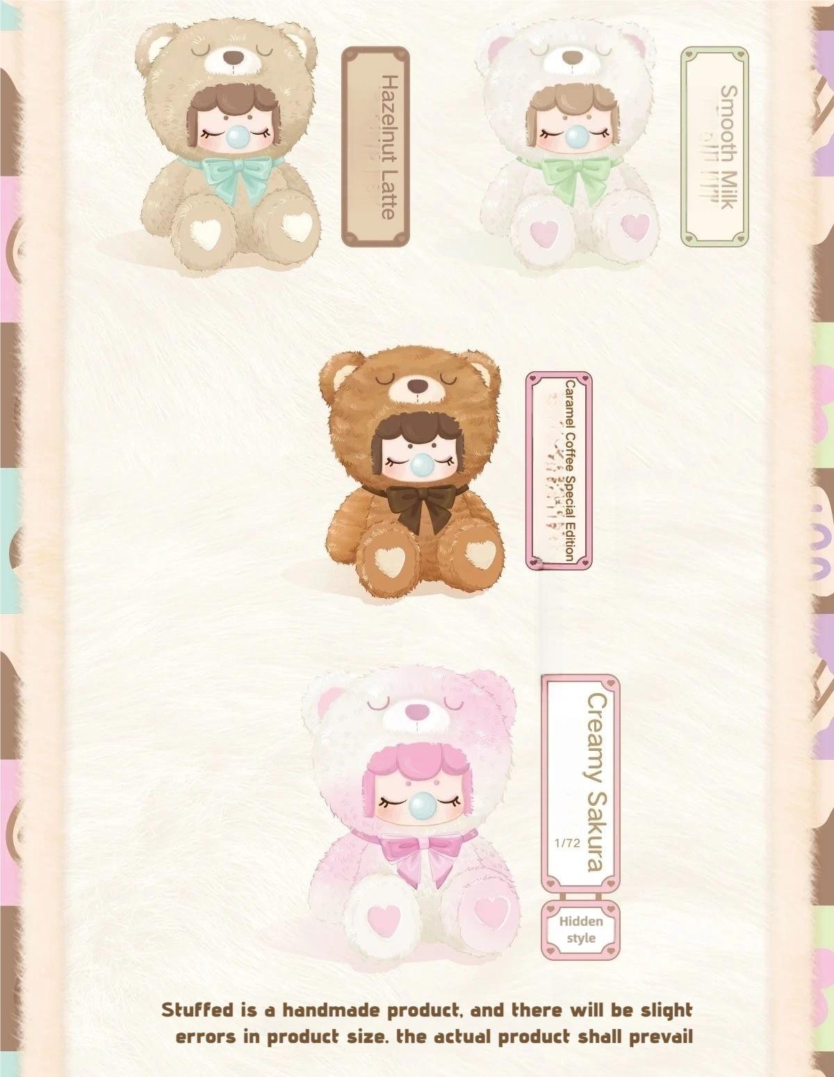 Nanci Colorful Chocolate Cutie Bear Plush Series Mystery Box