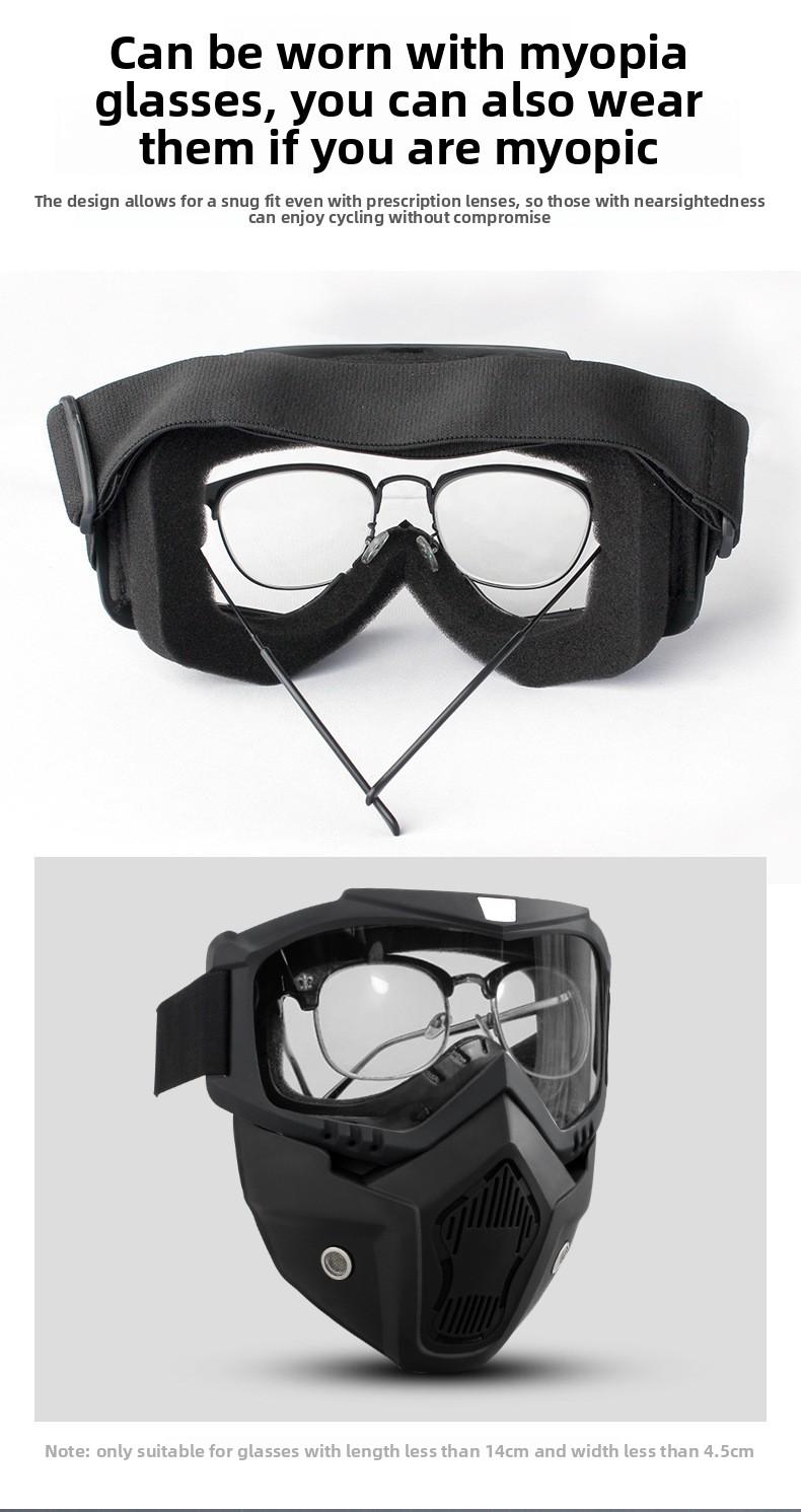 Welding protective mask, anti-splash, anti-glare, heat-insulating, anti-fog, labor protection, construction site work goggles, breathable hole mask