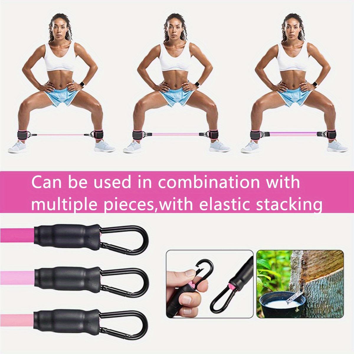 3PCS Ankle Resistance Bands, Ankle Bands for Working Out with Cuffs, Ankle Resistance Band, Glutes Workout Equipment, Butt Exercise Equipment for Women Legs and Glutes