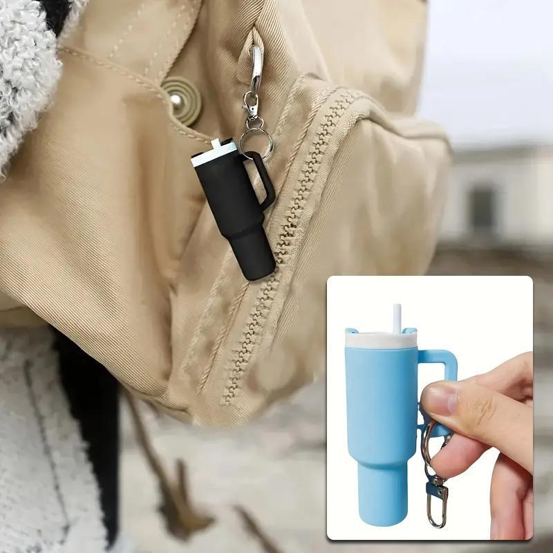 Detachable Mini Water Bottle Keychain, Holds Lipstick, Small Accessories, Pills, Storage Key Ring, Backpack Car Key Charm, Party Decor Gift