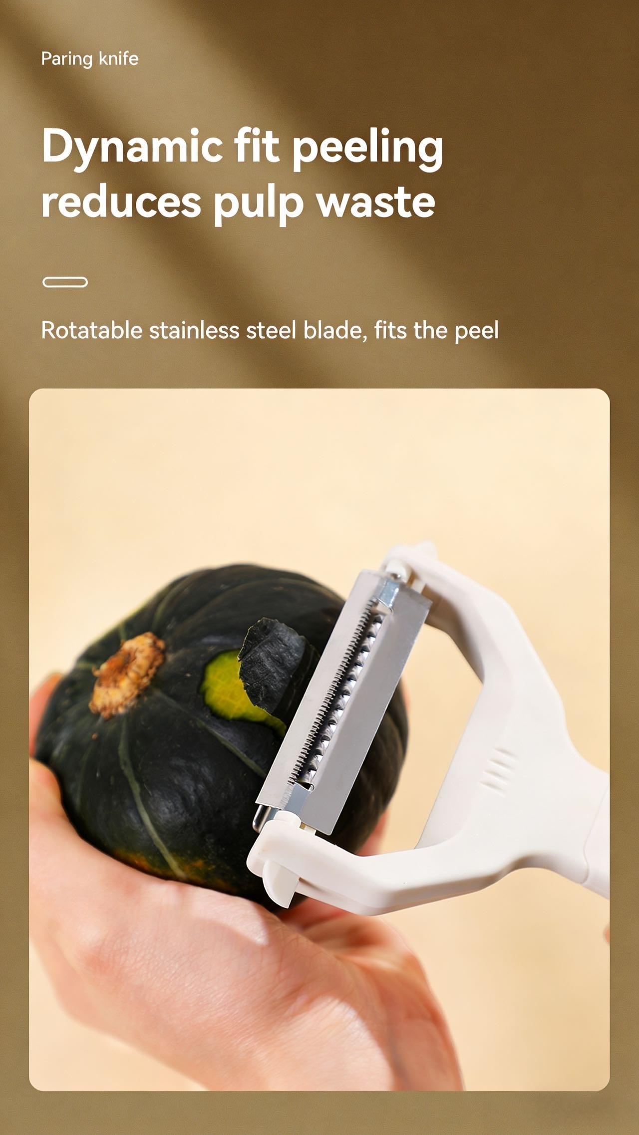 2 in 1 Vegetable Peeler, Multifunctional Peeler & Grater, Kitchen Fruit Peeling Shredding Tool, Essential Cooking Utensil