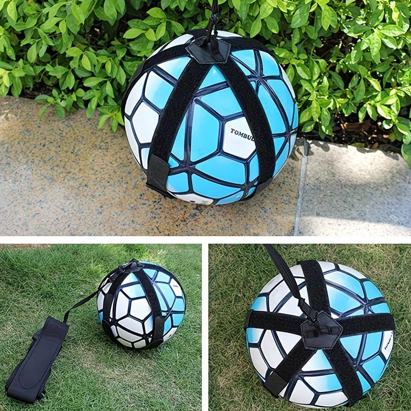 Adjustable Soccer Kicking Trainer, Ideal for Solo Practice, Durable Nylon Material, Perfect for Teens and Adults, No Ball Included