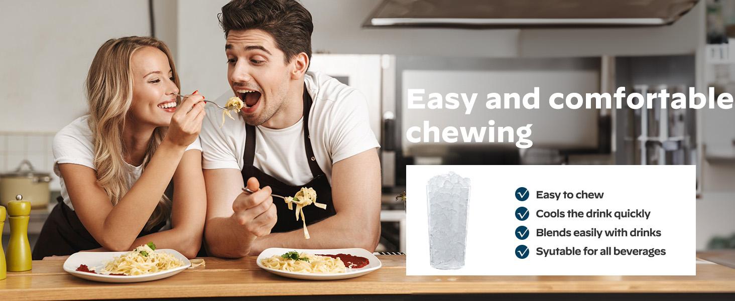 Silonn Nugget Ice Maker Countertop, Silonn Chewable Pellet Ice Machine with Self-Cleanin Function, 33lbs/24H Portable Ice Makers for Home Kitchen Officce, Black Silonn Nugget Ice Maker Countertop, Silonn Chewable Pellet Ice Machine with Self-Cleanin Function, 33lbs/24H Portable Ice Makers for Home Kitchen Officce, Black