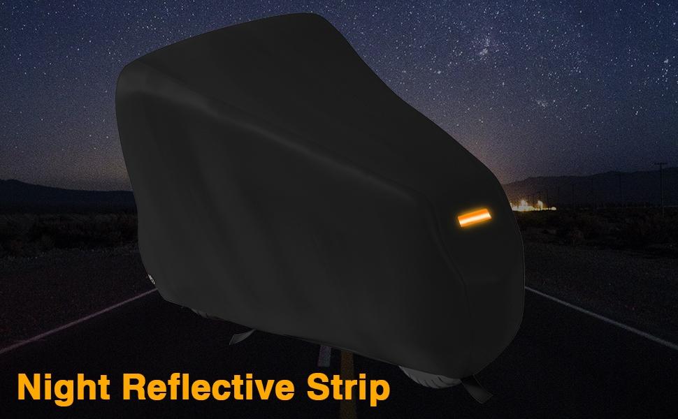 Universal Motorcycle Cover with Windproof Buckle, Waterproof Sun Protection Dust Proof, Indoor Outdoor Storage Bag Included