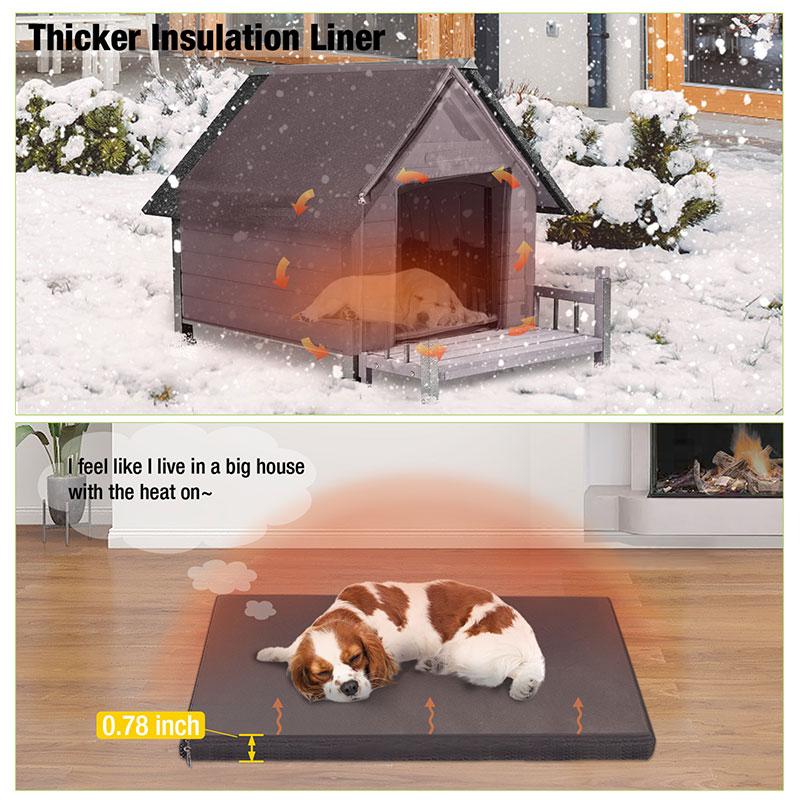 Aivituvin-AIR80/81/87-IN Insulated Large Dog House with Liner Inside| Iron Frame Aivituvin-AIR80/81/87-IN Insulated Large Dog House with Liner Inside| Iron Frame