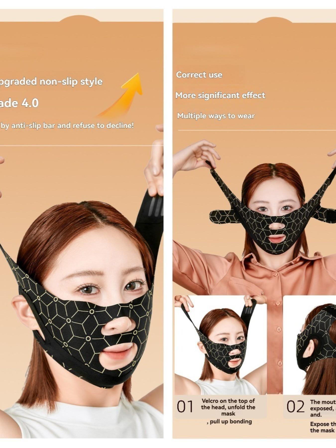 High-End Facial Lifting Bandage, Face Shaping Strap, Double Chin Improvement, Lift Mask, Skin Care Accessory