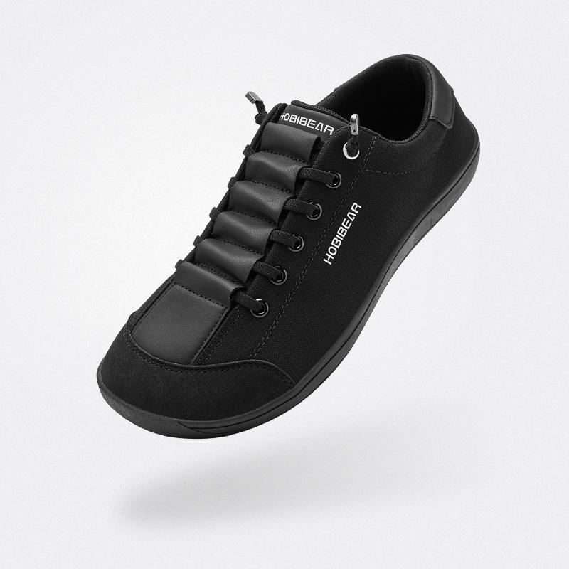 HOBIBEAR Barefoot Minimalist Shoes Womens Mens | Zero Drop | Wide Width Canvas Slip-on Shoes  Fashion Sneaker