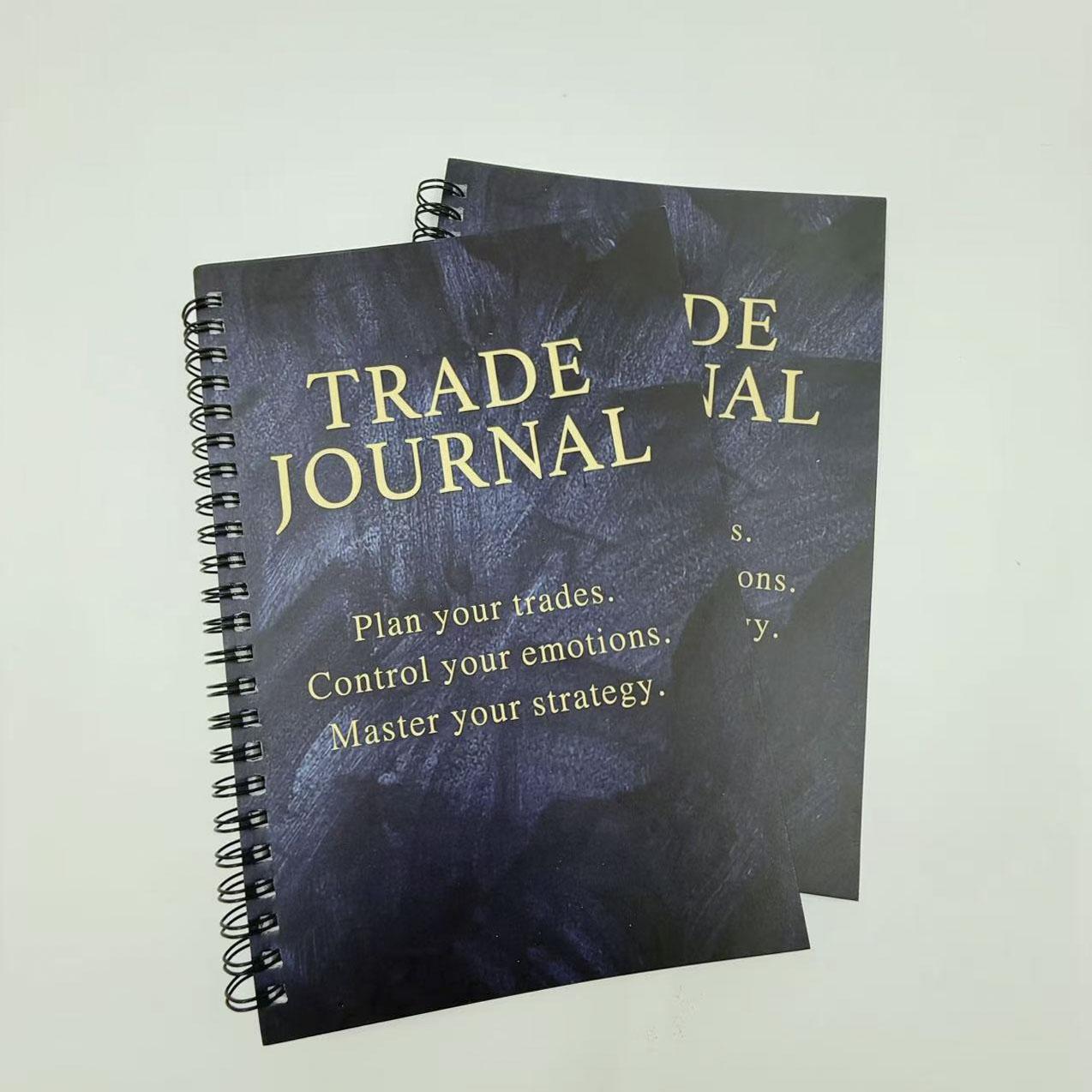 Professional Trading Journal for Traders, Comprehensive Log & Plan for Cryptocurrency Stocks Forex Options, Daily Trade Tracking Book, Finance Checklist Organizer
