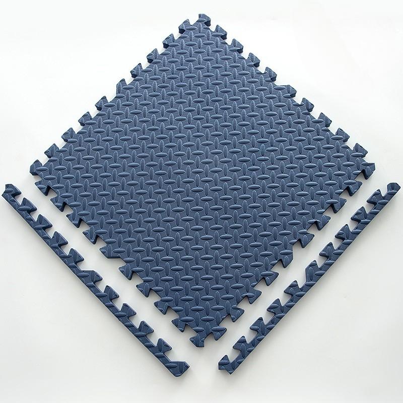 12-Piece Interlocking Floor Mats - Thick Foam Tiles, Non-Slip Gym and Yoga Mat Set for Home Gyms, Garages, Studios, Pet Areas and Sports Flooring (DM382A)