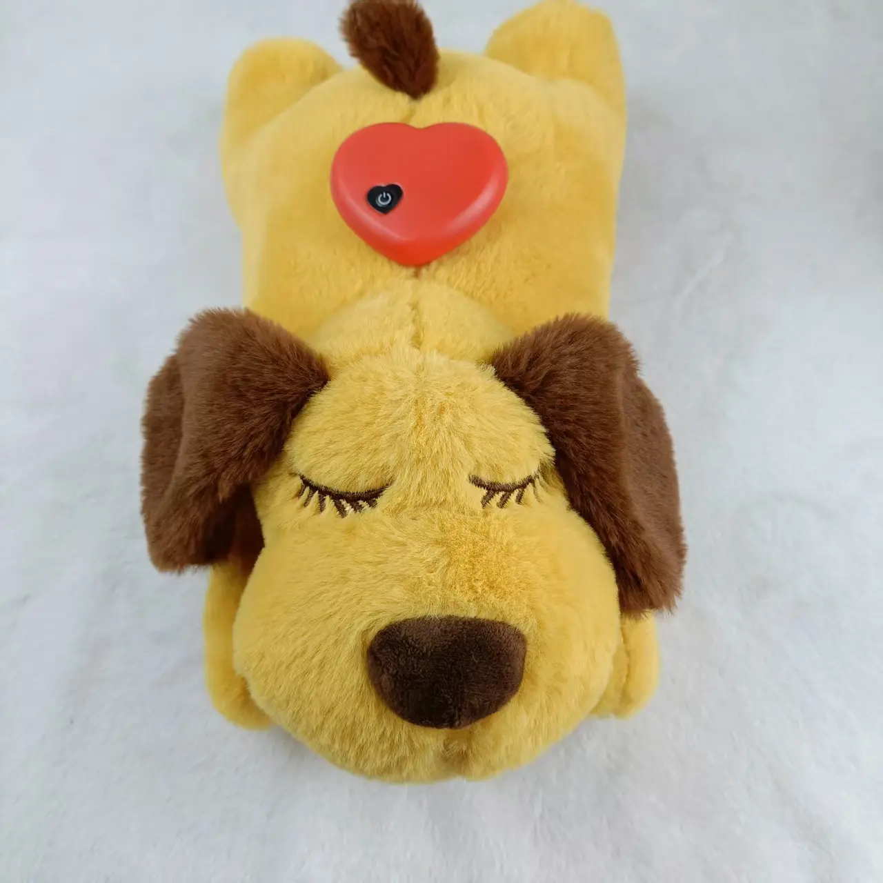 Bright yellow rabbit fur