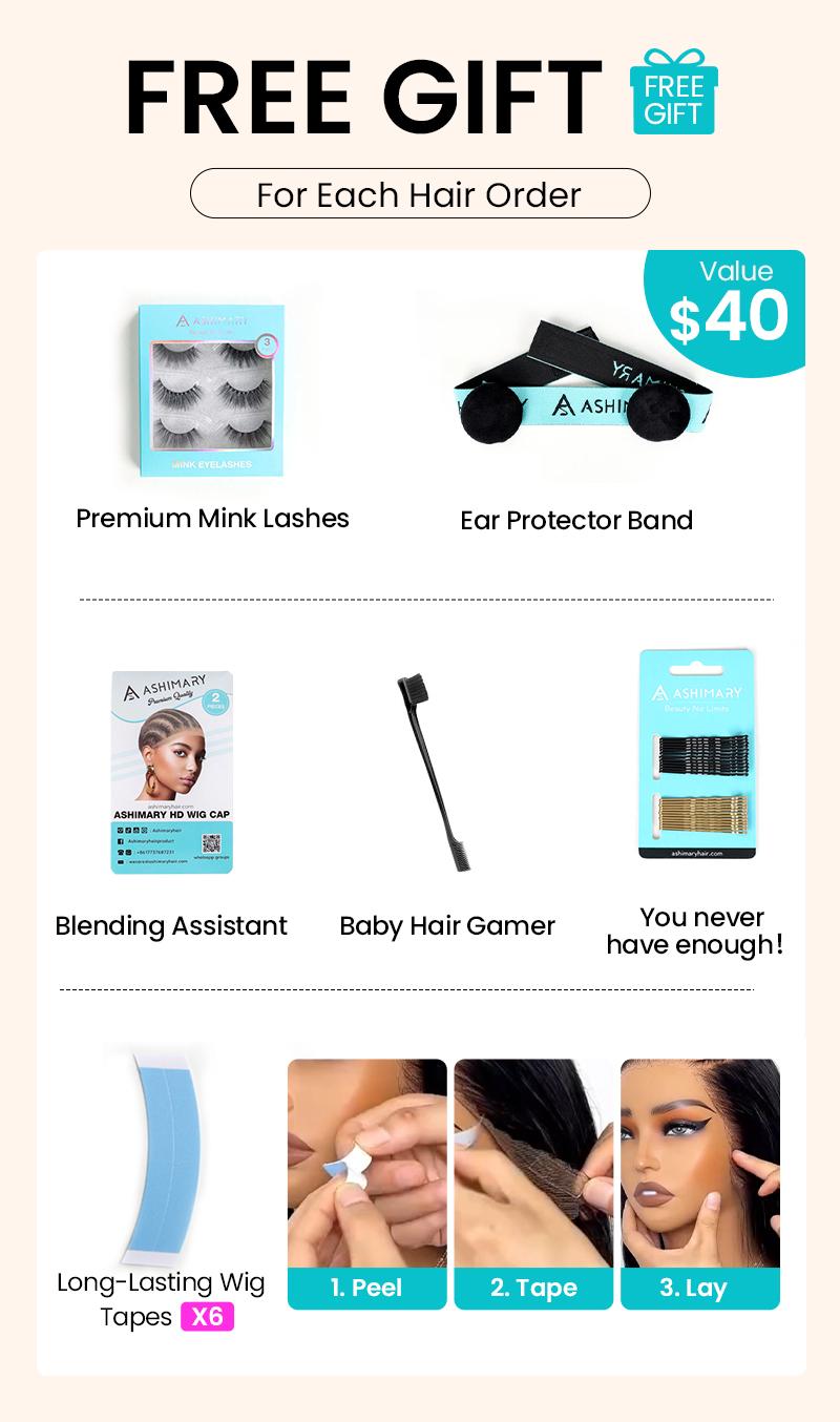 Ashimary Invisi-Strap Snug Fit 360 Body Wave Transparent Lace Frontal Bleached Knots Pre-Cut Lace Glueless Wig SpringStatements