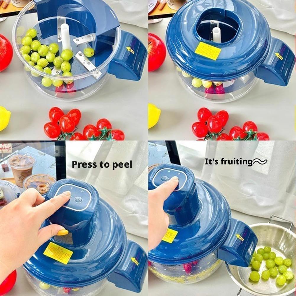 Peel Pro Electric Peeler, Grape Peeling Machine, Garlic Peeling Machine, Portable Automatic Electric Fruit Peeler, Rechargeable Easy Peel Remover Tool