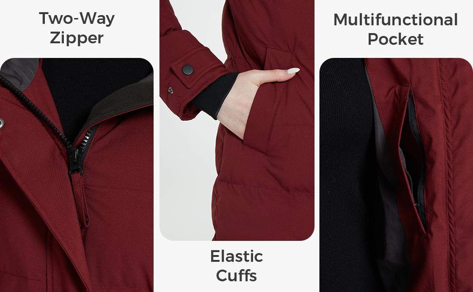 2026 NEW Women's Long Quilted Winter Coat Thicken Puffer Jacket with Hood giftideas christmasgift Womenswear Outerwear