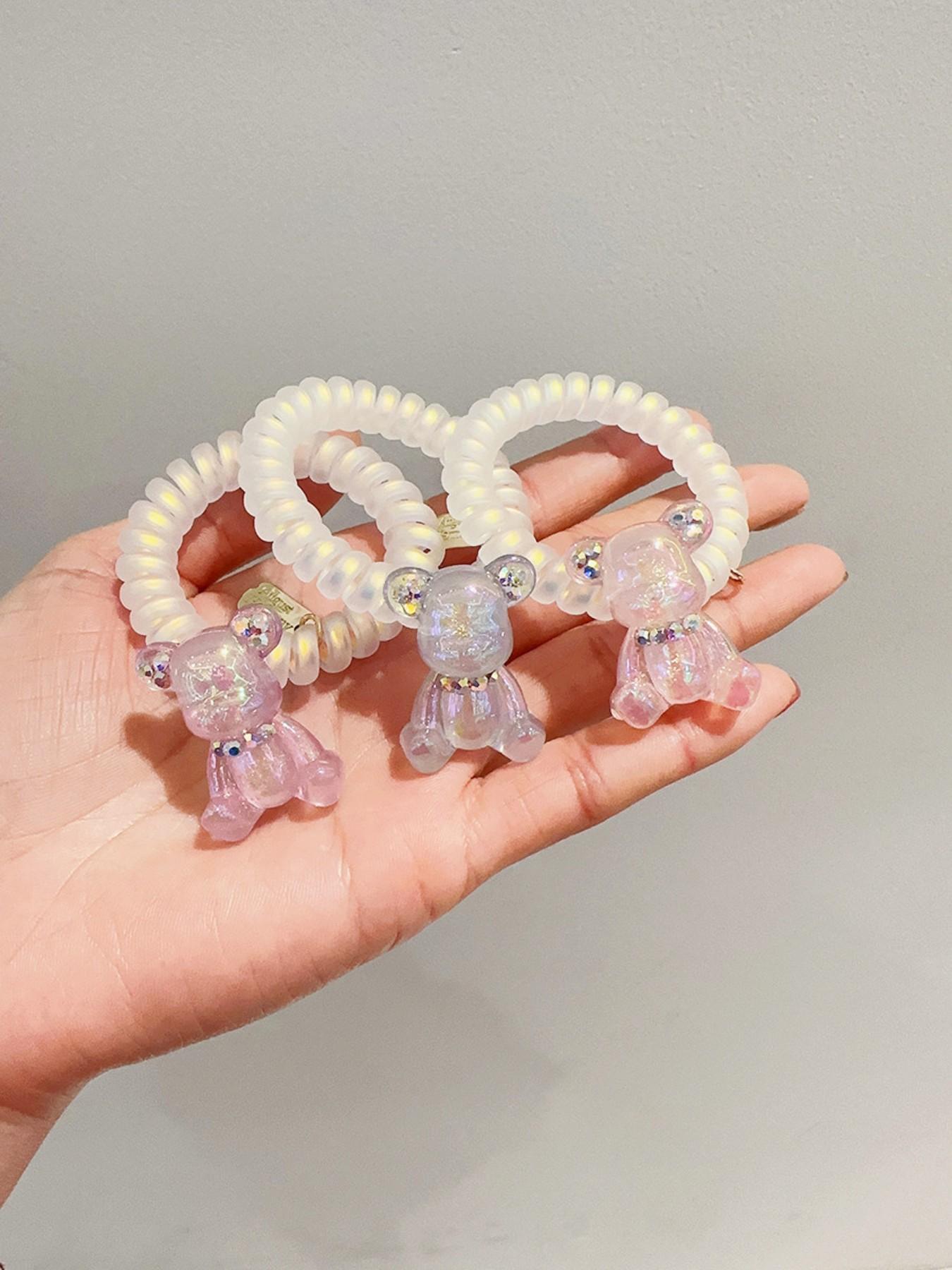 1 Piece Cute Hair Elastic Band for Women, High Stretch Durable Hair Tie, Simple New Design, Versatile Head Accessory, All Seasons