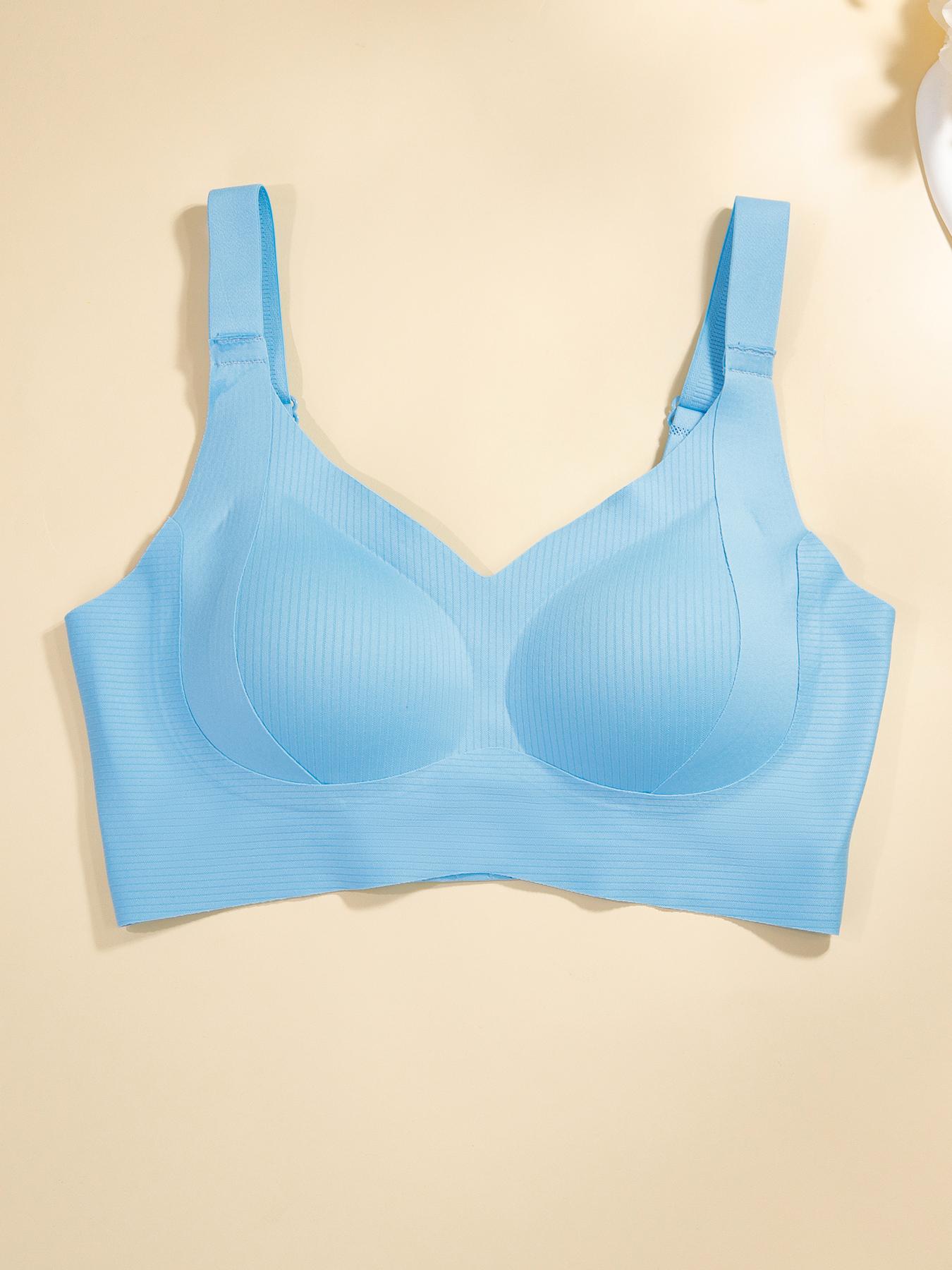 Women's Solid Wireless Bra, ComfortableBreathable Push Up Bra, Softness Lightweight,Lingerie for All Seasons, Pushbra Everyday Bridal Bridal