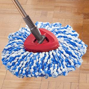 (only fit 2 Tank System) 10 Pack Mop Replace Heads Compatible with O-Cedar Easywring Rinseclean 2-Tank System, Spin Mop Head Replacement, Microfiber Mop Refills for Deep Cleaning, Washable and Reusable Household Items mop and bucket set